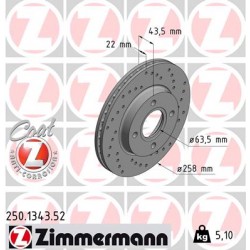 DISC ZIMMERMANN FORD/MAZDA SPORT Z