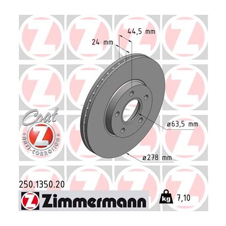 DISC ZIMMERMANN FORD Coat Z