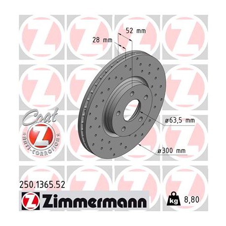 DISC ZIMMERMANN FORD SPORT Z