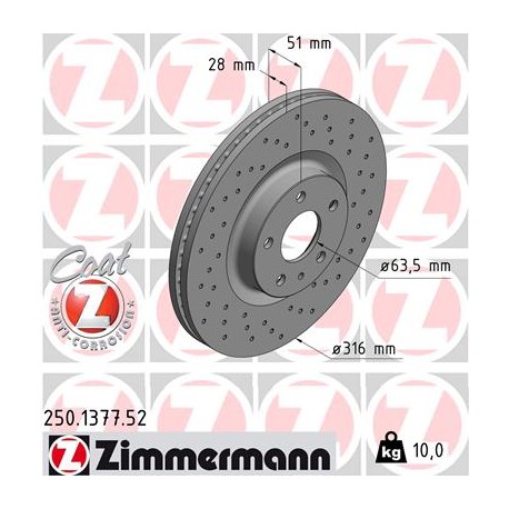 DISC ZIMMERMANN FORD SPORT Z