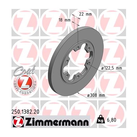 DISQUE ZIMMERMANN FORD Coat Z