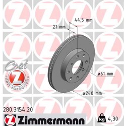 DISC ZIMMERMANN HONDA Coat Z