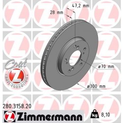 DISC ZIMMERMANN HONDA Coat Z