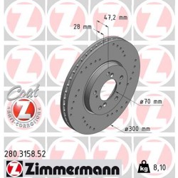 DISC ZIMMERMANN HONDA SPORT Z