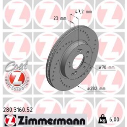 DISQUE ZIMMERMANN HONDA SPORT Z