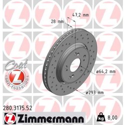 DISC ZIMMERMANN HONDA SPORT Z