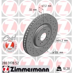 DISC ZIMMERMANN HONDA SPORT Z