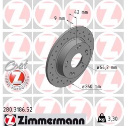 DISQUE ZIMMERMANN HONDA SPORT Z