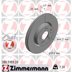 DISC ZIMMERMANN HONDA Coat Z