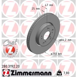 DISC ZIMMERMANN HONDA Coat Z