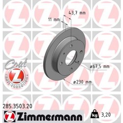 DISC ZIMMERMANN HYUNDAI Coat Z