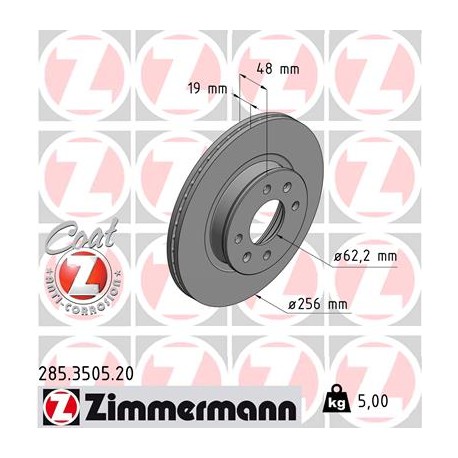 DISC ZIMMERMANN HYUNDAI Coat Z