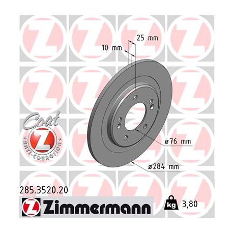 DISC ZIMMERMANN HYUNDAI Coat Z