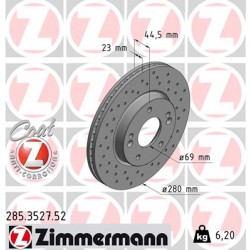 DISQUE ZIMMERMANN HYUNDAI/KIA SPORT Z