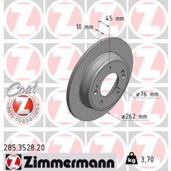 DISQUE ZIMMERMANN HYUNDAI/KIA Coat Z