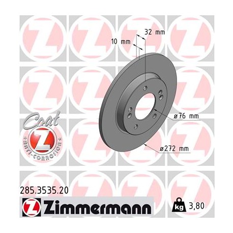 DISC ZIMMERMANN HYUNDAI Coat Z