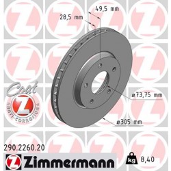 DISQUE ZIMMERMANN JAGUAR Coat Z