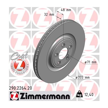 DISC ZIMMERMANN JAGUAR Coat Z