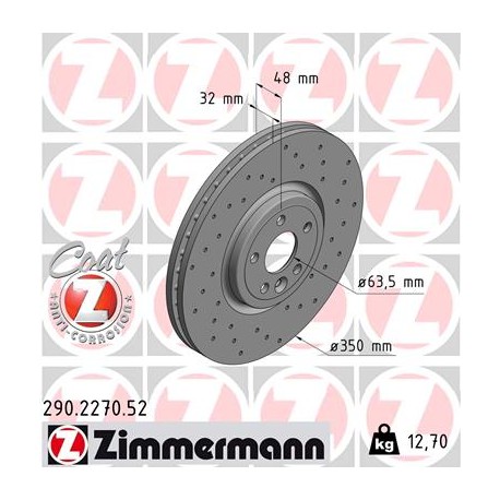 DISC ZIMMERMANN JAGUAR SPORT Z