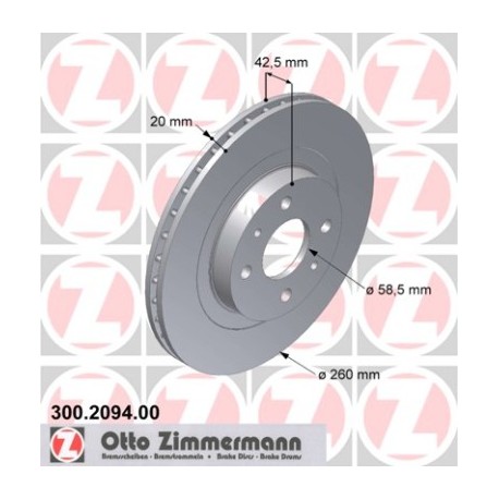 DISC ZIMMERMANN LADA