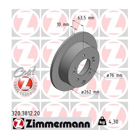 DISC ZIMMERMANN KIA Coat Z