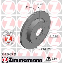 DISC ZIMMERMANN MAZDA Coat Z