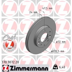 DISC ZIMMERMANN MAZDA Coat Z