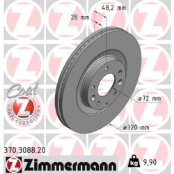 DISC ZIMMERMANN MAZDA Coat Z