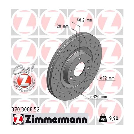 DISC ZIMMERMANN MAZDA SPORT Z