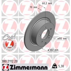 DISC ZIMMERMANN MITSUBISHI/PSA Coat Z