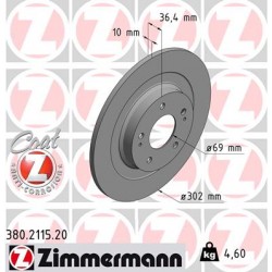 DISC ZIMMERMANN MITSUBISHI/PSA Coat Z