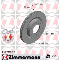 DISC ZIMMERMANN MITSUBISHI Coat Z