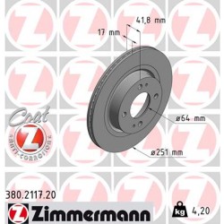 DISC ZIMMERMANN MITSUBISHI Coat Z