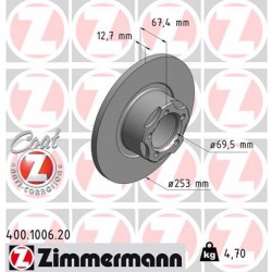 DISC ZIMMERMANN MERCEDES Coat Z