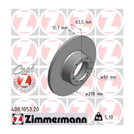 DISQUE ZIMMERMANN MERCEDES Coat Z