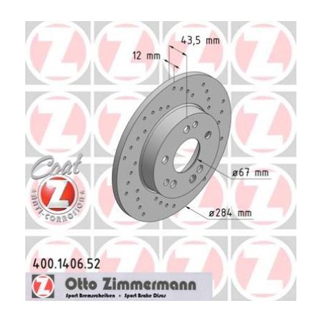 DISC ZIMMERMANN MERCEDES SPORT Z