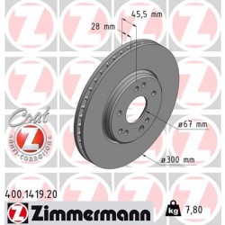 DISC ZIMMERMANN MERCEDES Coat Z