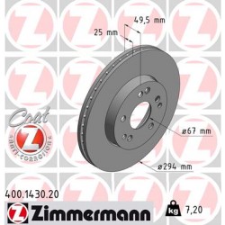 DISC ZIMMERMANN MERCEDES Coat Z