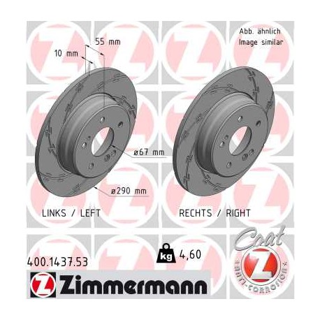 DISQUE ZIMMERMANN MERCEDES BLACK Z