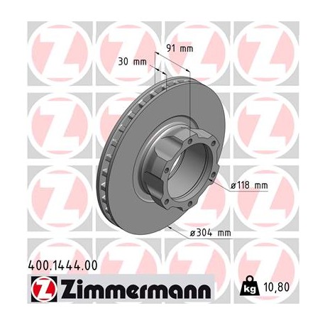 SCHIJF ZIMMERMANN MERCEDES