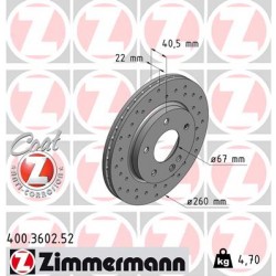 DISC ZIMMERMANN MERCEDES SPORT Z