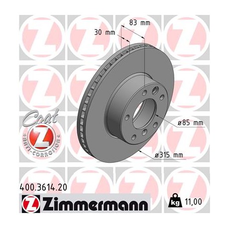 DISQUE ZIMMERMANN MERCEDES Coat Z