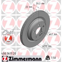 DISC ZIMMERMANN MERCEDES Coat Z