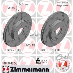 DISC ZIMMERMANN MERCEDES BLACK Z