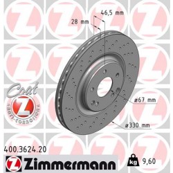 DISC ZIMMERMANN MERCEDES Coat Z