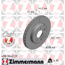 DISC ZIMMERMANN MERCEDES Coat Z