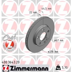 DISQUE ZIMMERMANN MERCEDES Coat Z