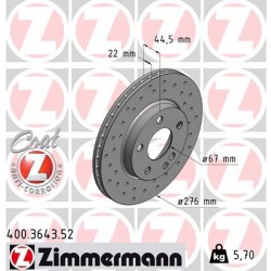 SCHIJF ZIMMERMANN MERCEDES SPORT Z