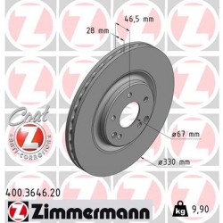 DISC ZIMMERMANN MERCEDES Coat Z