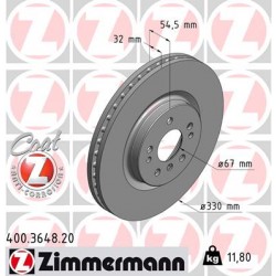 DISC ZIMMERMANN MERCEDES Coat Z